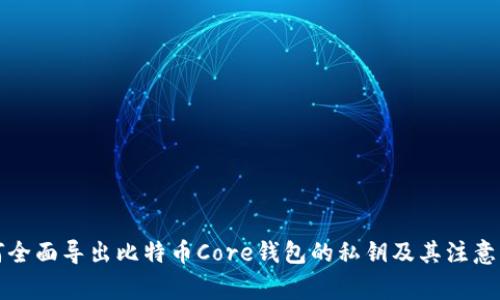 如何全面导出比特币Core钱包的私钥及其注意事项