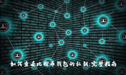 如何查看比特币钱包的私钥：完整指南