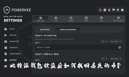 比特派钱包被盗后如何找回丢失的币？