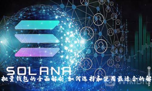 比特币批量钱包的全面解析：如何选择和使用最适合的解决方案