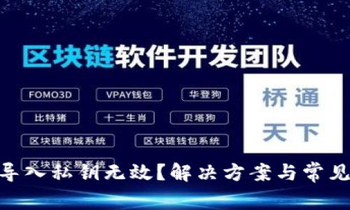 Tokenim导入私钥无效？解决方案与常见问题解析